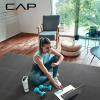 imageCAP Barbell Interlocking EVA Foam Carpet Puzzle Mat Floor Tiles  24quot x 24quot x 12quot  Multiple Color OptionsCarpet Top  Black