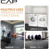 imageCAP Barbell Interlocking EVA Foam Carpet Puzzle Mat Floor Tiles  24quot x 24quot x 12quot  Multiple Color OptionsCarpet Top  Black