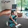 imageCAP Barbell Interlocking EVA Foam Carpet Puzzle Mat Floor Tiles  24quot x 24quot x 12quot  Multiple Color OptionsCarpet Top  Gray