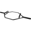 imageCAP Barbell Olympic Hex Trap Bar with Combo Grips Black