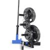 imageCAP Barbell Olympic Plate Tree Storage Rack Multiple ColorsBlue