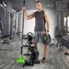 imageCAP Barbell Olympic Plate Tree Storage Rack Multiple ColorsGreen