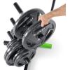 imageCAP Barbell Olympic Plate Tree Storage Rack Multiple ColorsGreen