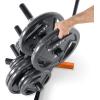 imageCAP Barbell Olympic Plate Tree Storage Rack Multiple ColorsOrange