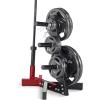 imageCAP Barbell Olympic Plate Tree Storage Rack Multiple ColorsRed