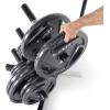 imageCAP Barbell Olympic Plate Tree Storage Rack Multiple ColorsWhite