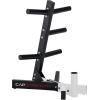 imageCAP Barbell Olympic Plate Tree Storage Rack Multiple ColorsWhite
