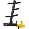 imageCAP Barbell Olympic Plate Tree Storage Rack Multiple ColorsYellow