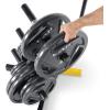 imageCAP Barbell Olympic Plate Tree Storage Rack Multiple ColorsYellow