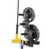 imageCAP Barbell Olympic Plate Tree Storage Rack Multiple ColorsYellow