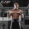 imageCAP Barbell Premium Leather Weightlifting Belt  HeavyDuty Support for Squats Deadlifts and Core StabilityML
