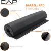 imageCAP Barbell Squat ampamp Workout Bar Pad  Cushioned Neck ampamp Shoulder Support for Standard ampamp Olympic Bars