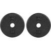 imageCAP Barbell Standard 1Inch Cast Iron Weight Plates  Singles ampamp Sets  12550 lbs  Multiple OptionsBlack