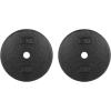 imageCAP Barbell Standard 1Inch Cast Iron Weight Plates  Singles ampamp Sets  12550 lbs  Multiple OptionsBlack