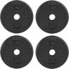 imageCAP Barbell Standard 1Inch Cast Iron Weight Plates  Singles ampamp Sets  12550 lbs  Multiple OptionsBlack