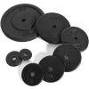 imageCAP Barbell Standard 1Inch Cast Iron Weight Plates  Singles ampamp Sets  12550 lbs  Multiple OptionsBlack