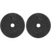 imageCAP Barbell Standard 1Inch Cast Iron Weight Plates  Singles ampamp Sets  12550 lbs  Multiple OptionsBlack