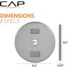 imageCAP Barbell Standard 1Inch Cast Iron Weight Plates  Singles ampamp Sets  12550 lbs  Multiple OptionsGray