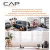 imageCAP Barbell Standard 1Inch Cast Iron Weight Plates  Singles ampamp Sets  12550 lbs  Multiple OptionsGray