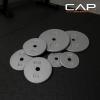 imageCAP Barbell Standard 1Inch Cast Iron Weight Plates  Singles ampamp Sets  12550 lbs  Multiple OptionsGray