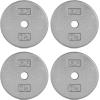 imageCAP Barbell Standard 1Inch Cast Iron Weight Plates  Singles ampamp Sets  12550 lbs  Multiple OptionsGray