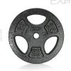 imageCAP Barbell Standard 1Inch Grip Weight PlatesBlack