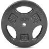 imageCAP Barbell Standard 1Inch Grip Weight PlatesBlack