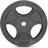imageCAP Barbell Standard 1Inch Grip Weight PlatesBlack