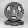 imageCAP Barbell Standard 1Inch Grip Weight PlatesBlack