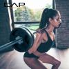 imageCAP Barbell Standard 1Inch Grip Weight PlatesBlack