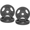 imageCAP Barbell Standard 1Inch Grip Weight PlatesBlack