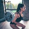 imageCAP Barbell Standard 1Inch Grip Weight PlatesGray