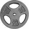 imageCAP Barbell Standard 1Inch Grip Weight PlatesGray