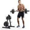 imageCAP Barbell Vertical Standard Weight Plate Tree Rack with Barbell Storage