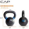 imageCap Barbell Cast Iron Competition Kettlebell WeightBlue