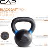 imageCap Barbell Cast Iron Competition Kettlebell WeightBlue