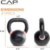 imageCap Barbell Cast Iron Competition Kettlebell WeightPink