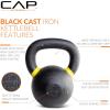 imageCap Barbell Cast Iron Competition Kettlebell WeightYellow