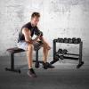 imageCap Barbell Two Tier Dumbbell RackBlack  24 Inch