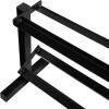 imageCap Barbell Two Tier Dumbbell RackBlack  24 Inch