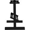 imageCap Barbell Two Tier Dumbbell RackBlack  24 Inch