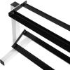 imageCap Barbell Two Tier Dumbbell RackWhite  24 Inch