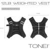 imageTone Fitness Weighted Vest  8lb or 12lb  Multiple Options12 lb  Black