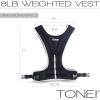 imageTone Fitness Weighted Vest  8lb or 12lb  Multiple Options8 lb  Black