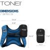 imageTone Fitness Weighted Vest  8lb or 12lb  Multiple Options8 lb  Blue