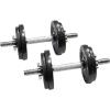 imageCAP Barbell Adjustable Dumbbell Weight Set  Multiple OptionsBlack 40 LB  Pair