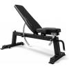 imageCAP Barbell Deluxe Utility Weight Bench Color SeriesFull Black  Square Backpad
