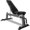 imageCAP Barbell Deluxe Utility Weight Bench Color SeriesGray  Square Backpad