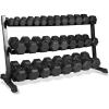 imageCAP Barbell Dumbbell Set with Rack  Multiple Options 280 lb 550 lb ampamp 1200 lb1200 lb Set