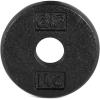 imageCAP Barbell Standard 1Inch Cast Iron Weight Plates  Singles ampamp Sets  12550 lbs  Multiple OptionsBlack
